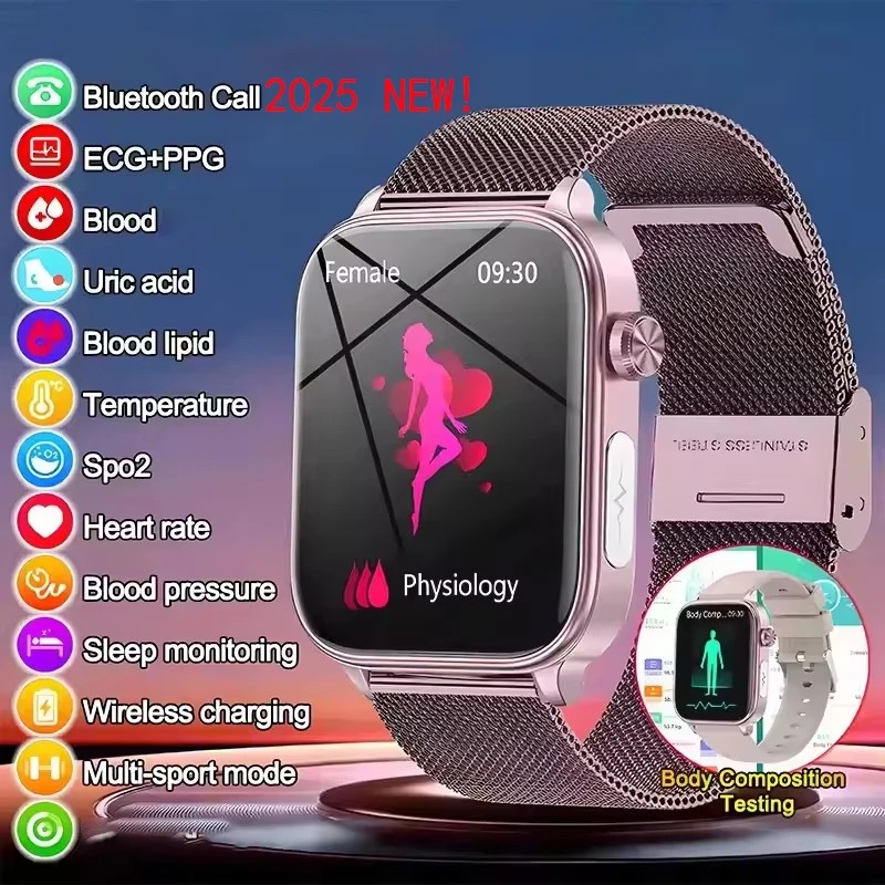2025 ο ECG + PPG Ʈ ġ  ɹڼ      ǰ  ȵ̵ iOS  Smartwatch